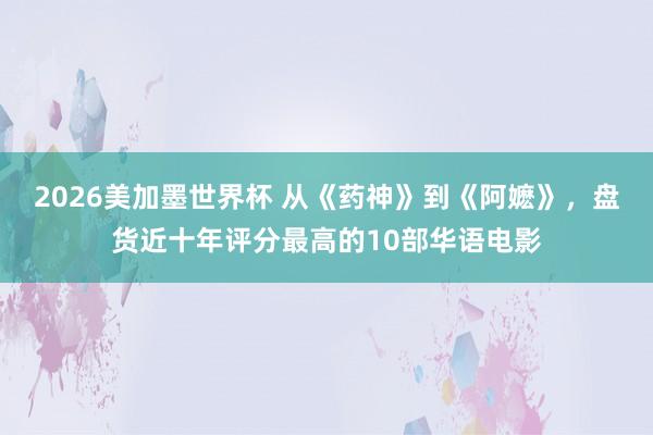 2026美加墨世界杯 从《药神》到《阿嬷》,盘货近十年评分最高的10部华语电影