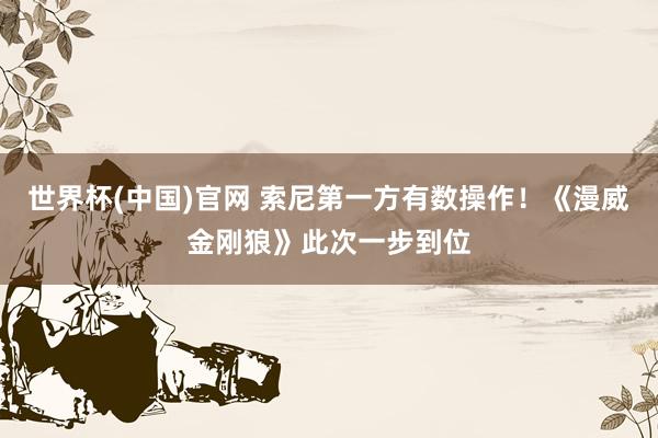 世界杯(中国)官网 索尼第一方有数操作!《漫威金刚狼》此次一步到位