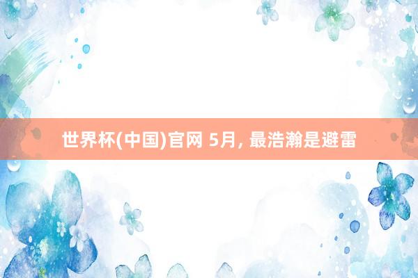 世界杯(中国)官网 5月, 最浩瀚是避雷