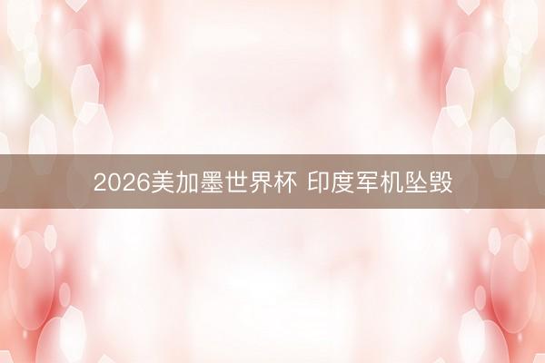 2026美加墨世界杯 印度军机坠毁