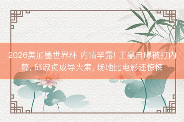 2026美加墨世界杯 内情毕露! 王晶自曝被打内幕, 邱淑贞成导火索, 场地比电影还惊悚